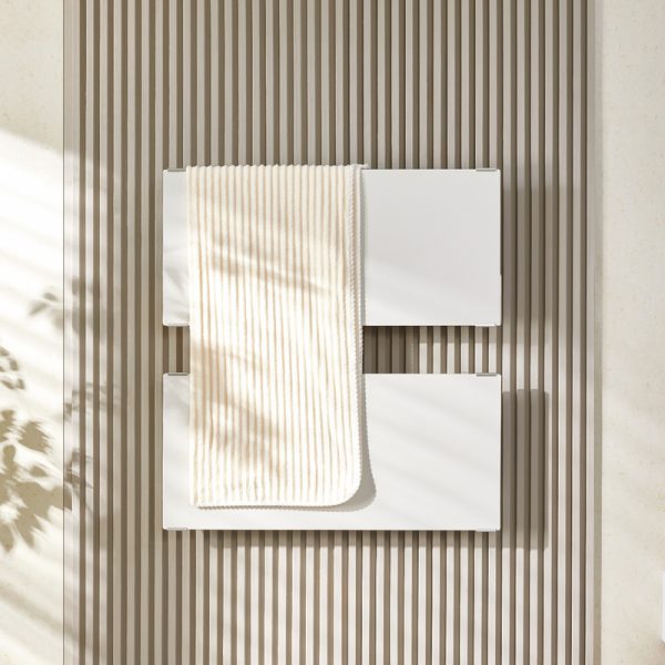 New Recommend Electrical Heated Towel Rack Storage Multifunctional Graphene Towel Warmer Rack