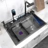 Newest Multifunction Kitchen Sink Has Rotary Waterfall