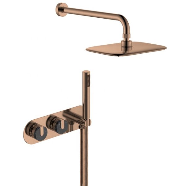 OEM Wall Mounted Hot Cold Bathroom Accessory Concealed Mixer Shower System Faucet Sets