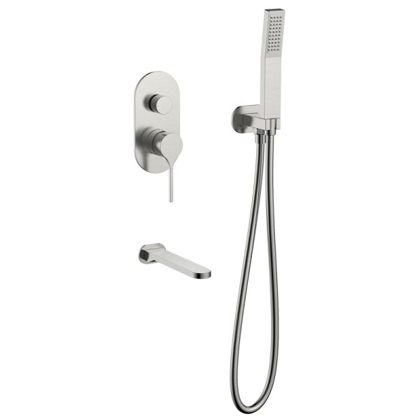 OEM Wall Mounted Stainless Steel 304 Shower Hand Set Hot Cold Water Bathroom Faucet Shower Mixer Set