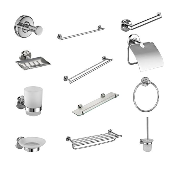 Stainless Steel 304 Bathroom Accessories Set Bathroom Hardware Accessories Towel Bars Set