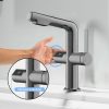Pull Out Sprayer Bathroom Faucet Infrared Sensor