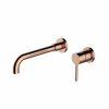 Rose Golden Finished Thermostatic Basin Faucets Solid