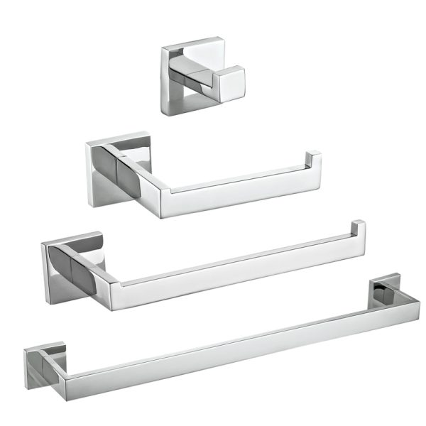 Bathroom Accessories Home Decoration Four Pieces Set Bathroom BathPartition Hardware.hotel Stainless Steel Modern