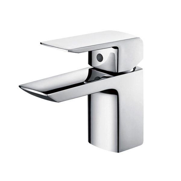 Sanitary Ware Supplier Brass Basin Faucet Short Type Bathroom Sink Faucet Single Handle Waterfall Tap