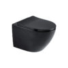 Sanitary Ware Toilet Luxury Europe Round Back Ceramic Sanitary Ware Wall Mounted Toilet 1