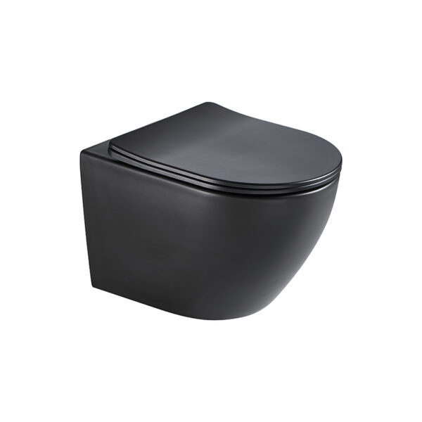 Sanitary Ware Toilet Luxury Europe Round Back Ceramic Wall Mounted Toilet – Image 10