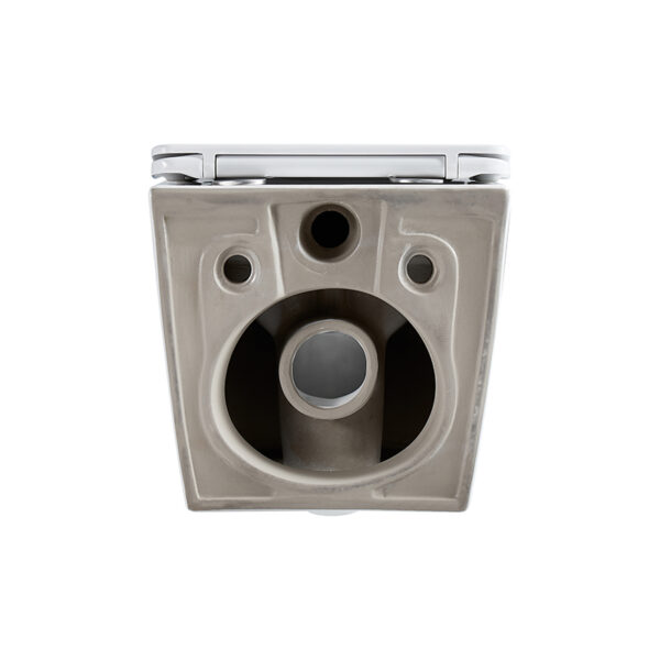 Sanitary Ware Toilet Luxury Europe Round Back Ceramic Wall Mounted Toilet – Image 3