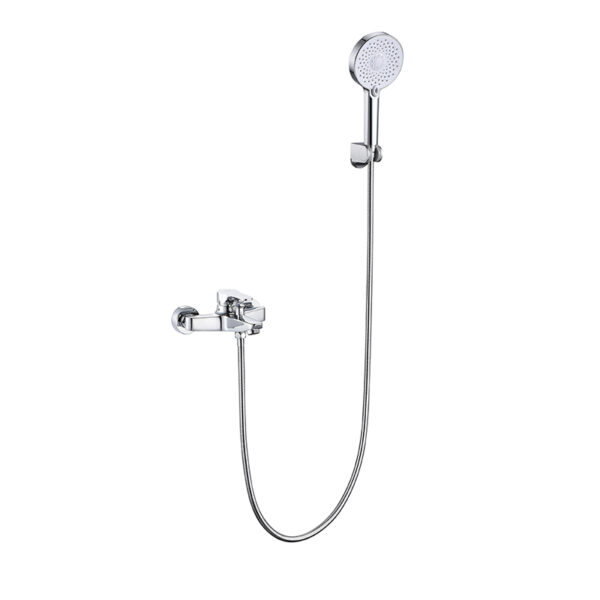 Ensemble de douche à main haute pression avec robinet de douche et système de douche combiné pour salle de bain