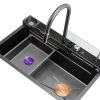Single Bowl Stainless Steel Kitchen Sink Faucet