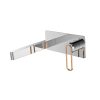 Single Handle Chrome Finished Built in Wall