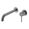 Single Handle Wall Mounted Taps Gun Metal