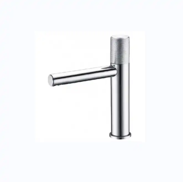 Single Hole Deck Mounted Chrome Brass Hot and Cold Hand Wash Bathroom Basin Faucet