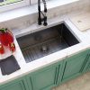 Sinks Manufacturer 18G Black Nano Sink Undermount