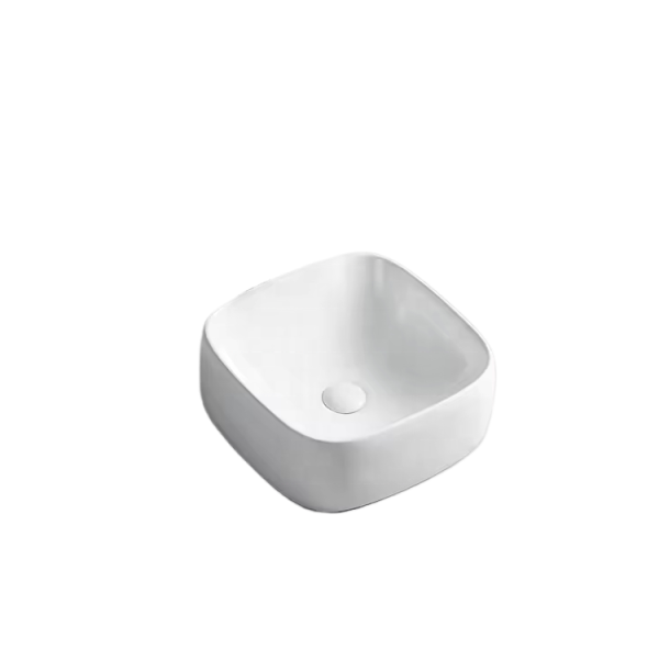 Small Size Ceramic Sanitary Ware Basin Sink Above Counter Mounting Washbasin for Hotel Hand Wash