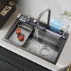 Smart Kitchen Sink Faucet Handmade Single Bowl