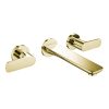 Solid Brass Double Handle Wall Mounted Bathroom