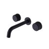 Solid Brass Wall Mounted Matt Black Basin