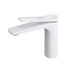 Solid White Brass Single Handle Faucet Thermostatic