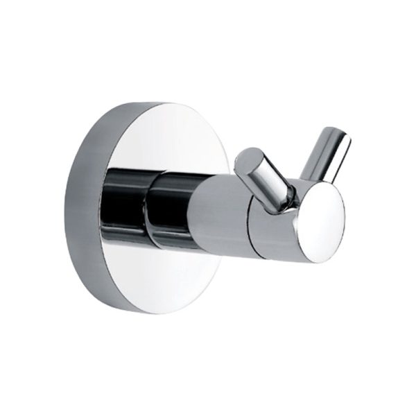 Stainless Steel Shining Double Prong Wall Kitchen Bathroom Accessories Robe Hooks