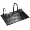 Thickened Flying Rain Waterfall Nano Sink 304
