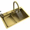 TikTok Hot Sale Gold Kitchen Sink Nano