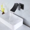 UPC Approved Modern Matt Black Brass Wall