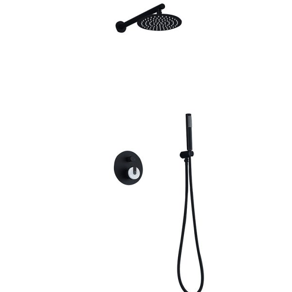 Rainfall Shower System Black Shower System Bathroom