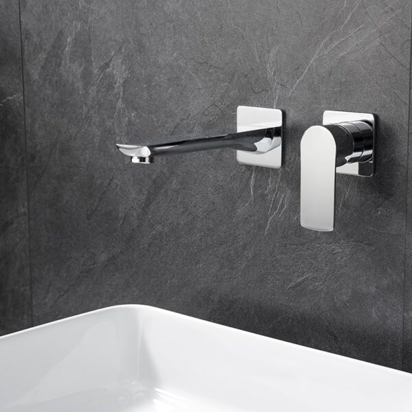 Wholesale Wall Mounted Bathroom Faucet Sanitary Ware Faucet Basin Mixer Tap For Bathroom Hotel Villa – Image 6