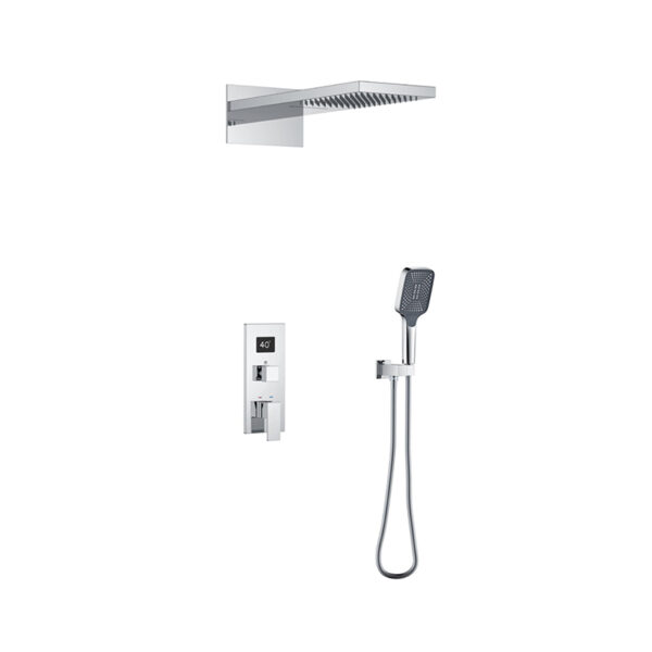 Wall Mounted Concealed Shower Set For Bathroom 4 In 1 Shower Set