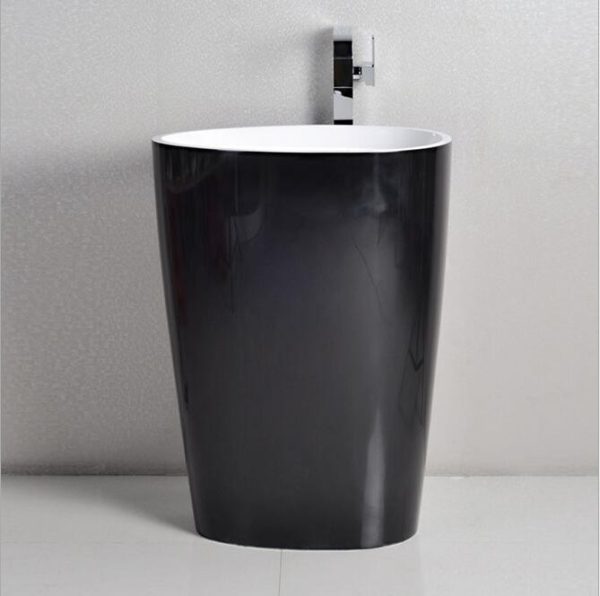 Wash Basin Luxury Hotel Acrylic Artificial  Stone Durable Sink Use