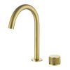 Waterfall 2 Hole High Quality Brushed Gold