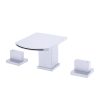 Waterfall Basin Faucet Dual Handles Hot and