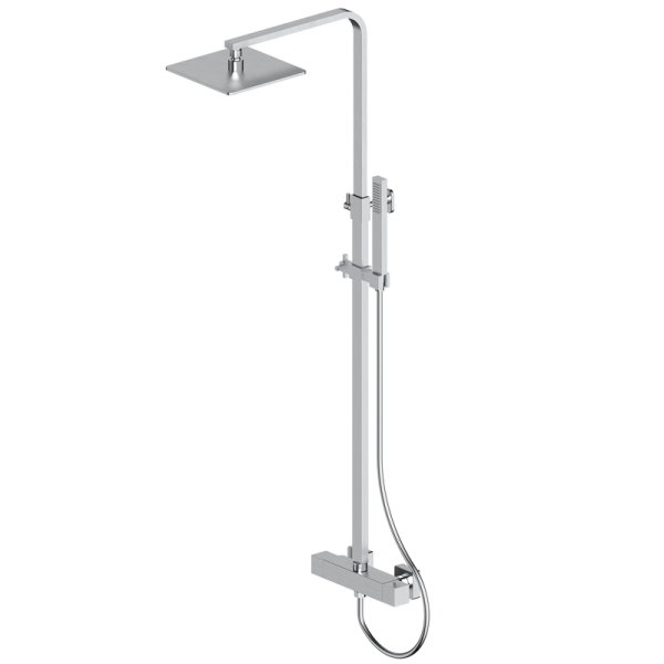 Brass Watermark Mixing Diverter Valve Concealed Bathroom Shower Faucet Rain Set