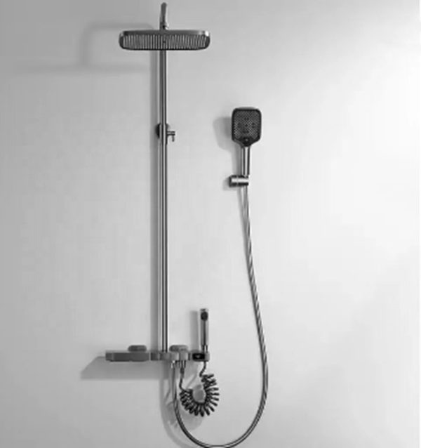 Luxury Shower Head and Hose Handheld Sprayer Rain Set Smart Bath Room Shower Multifunction Set