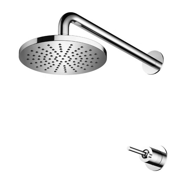 OEM ODM Modern Bathroom Golden Thermostatic Rain Square Brass Shower Faucet Set