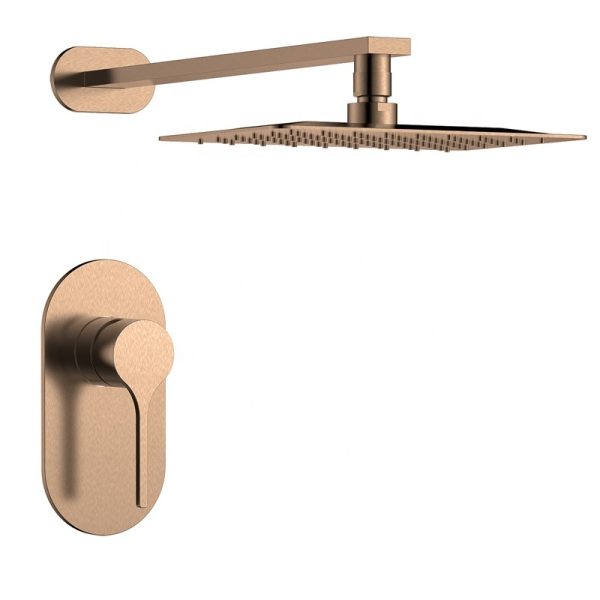 Stainless Steel Sanitary Ware Shower Concealed Mixer Shower System Faucet Sets