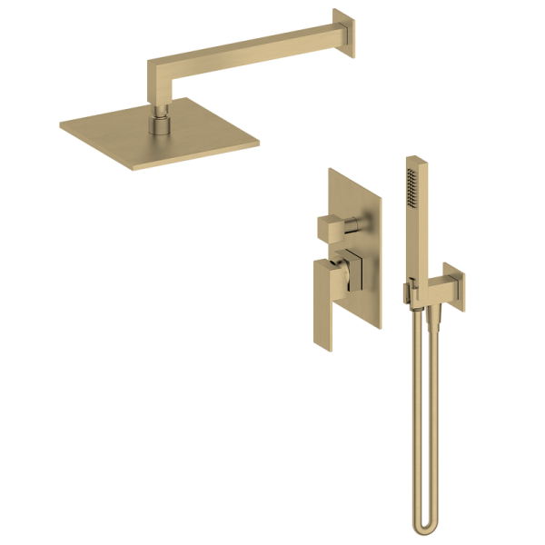 Watersion Mediterranean Style Bathroom Shower Set Shower Faucet Set with Handheld Shower