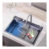 Whale Flying Rain Waterfall Kitchen Sink with