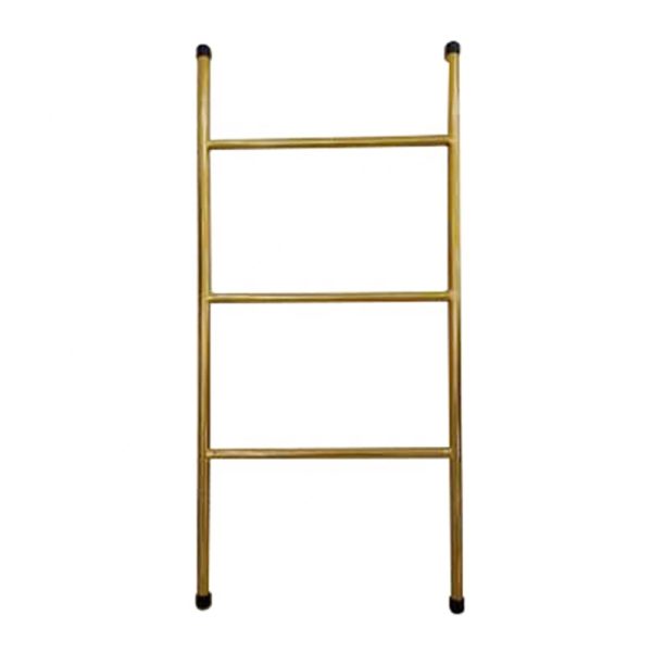 Wholesale 3 Tiers Gold Ladder Towel Rack Wall Leaning Bath Iron Towel Ladder