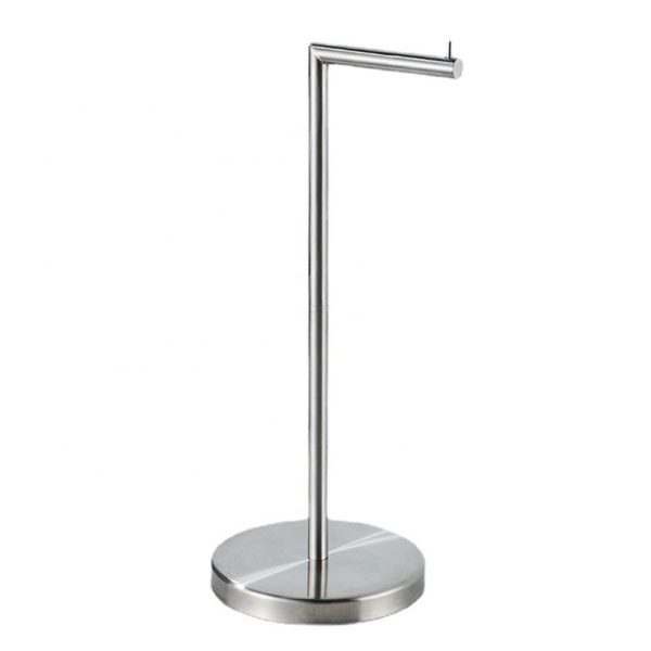Wholesale Brushed Kitchen Tissue Paper Towel Holder Roll Free Standing Toilet Paper Holder