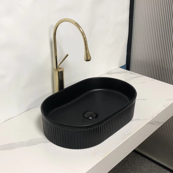 Wholesale Matte Black Art Basin Ceramic Bathroom Sinks Wc Washing Sinks