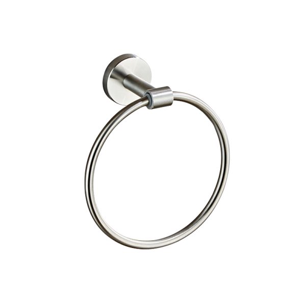 Wholesale Modern Hotel Bathroom Accessories Washroom Stainless Steel Towel Rack Bathroom Kitchen Wall Mounted Towel Ring