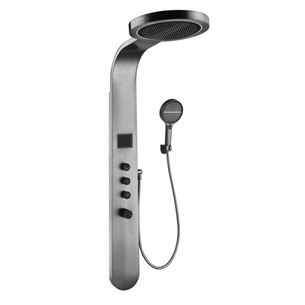 Wholesale New Product Multifunctional Shower Tower Panel In-Wall Mount LED Shower System