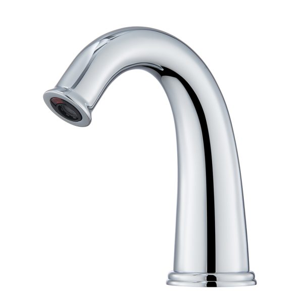 Wholesale Touchless Automatic Infrared Wash Basin Sink Tap Brass Water Saving Bathroom Brass Smart Sensor Basin Faucet