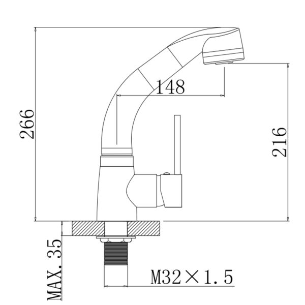 New Modern Single Handle Pull Out Lift Water Tap Lift Basin Sink Faucet basin faucet Good price OEM restroom sink tap single hole cold water