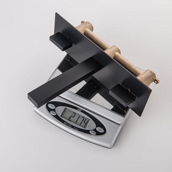 Factory Directly Brass 2 Lever Handles Square Wall Mounted Bathroom Sink Basin Faucet - Imagen 5