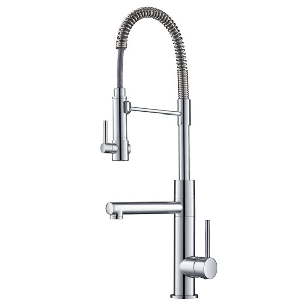360 degree swivel pull out high kitchen sink faucet mixer