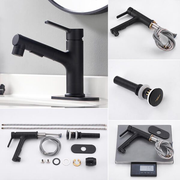single handle bathroom wash basin faucet