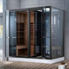 Indoor 1 Person Wood Steam SPA Far Sauna Cabin
